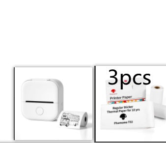 Portable Mini Thermal Label Printer Home Photo Printer Student Wrong Question Printer Bluetooth-compatible Mini Label Printer Price Tag - DropOnline.co