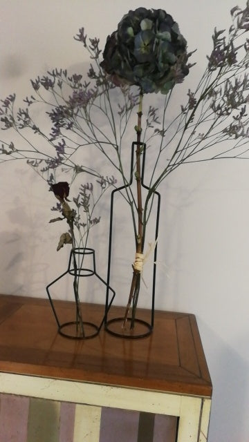 Vase Decor Home Nordic Large Tall Iron Line Flower Vases Dec - DropOnline.co