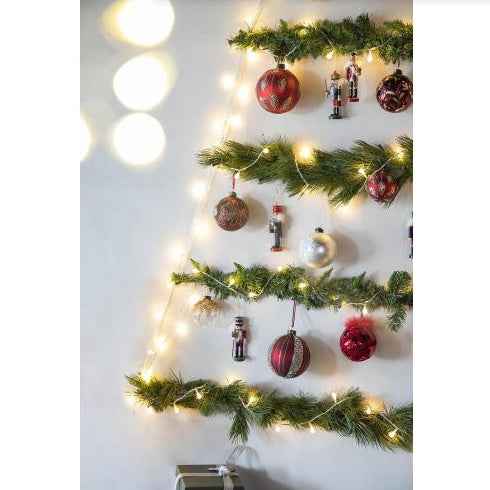 D3.9 Christmas Ball Ornaments - Glass Decorative Hanging Balls Set of 6 - DropOnline.co