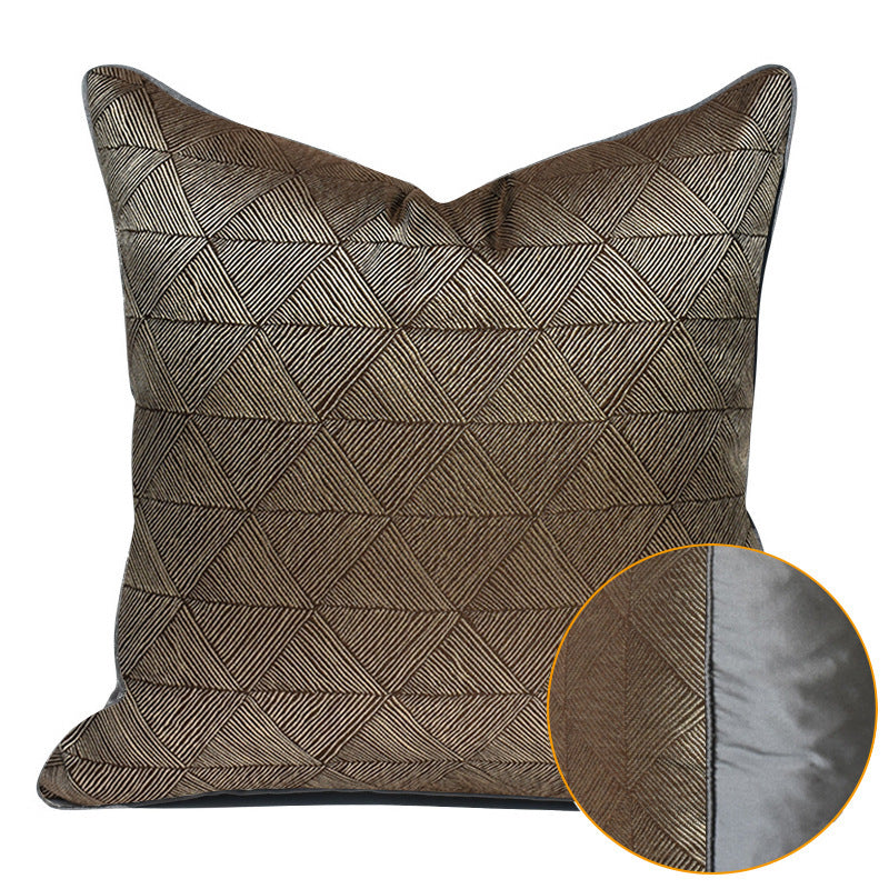 Modern Minimalist Brown Living Room Sofa Cushion Cushion - DropOnline.co