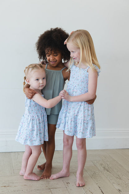 Sage (ribbed) - Tank Short Set