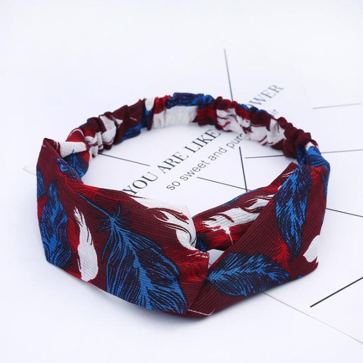 Women's Retro Style Printed Headband - DropOnline.co