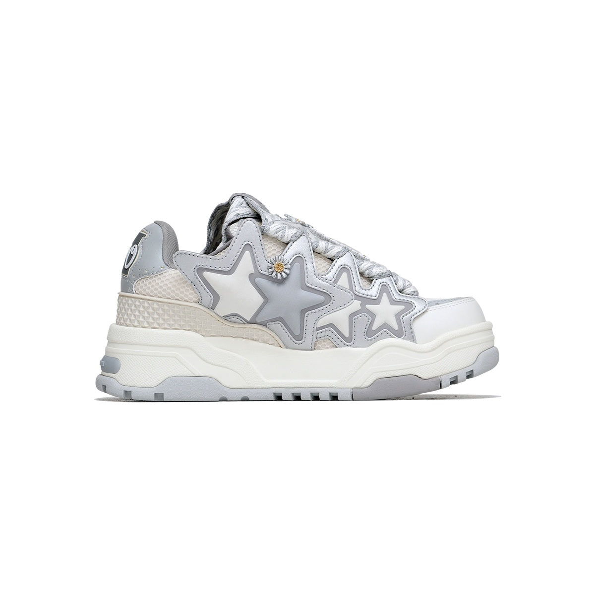 KAALIXTO--Daisy Bread Shoes-Grey - Unisex - DropOnline.co