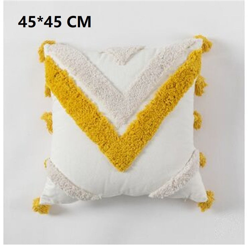 Tassel ethnic cushion - DropOnline.co