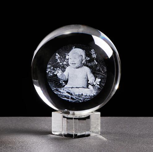 Custom glass ball home decoration crystal ball decoration - DropOnline.co