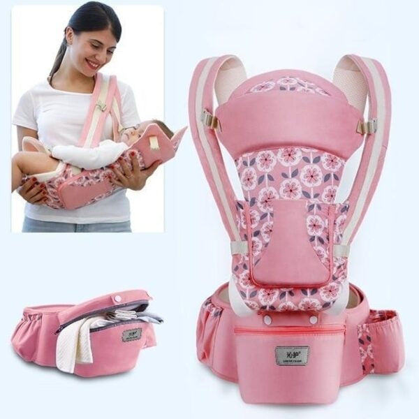 Multi-Functional Baby Hip Seat Carrier - Ergonomic Waist Stool for Infants & Toddlers - DropOnline.co