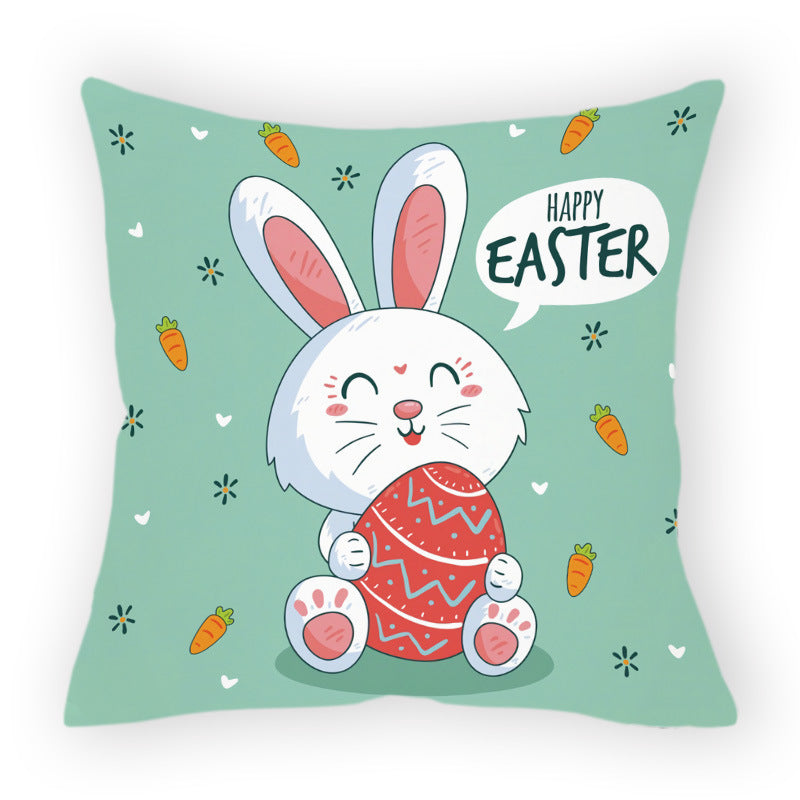 Easter Pillow Cover Sofa Cushion Cushion Cover - DropOnline.co