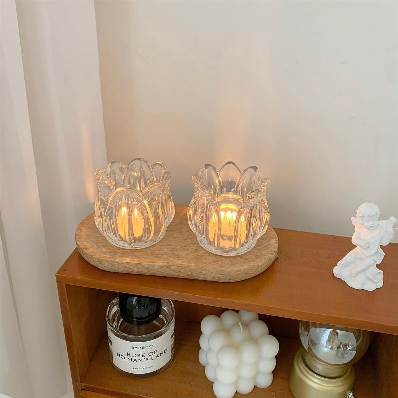 Tulip Candle Holder Home Decor Ornament - DropOnline.co