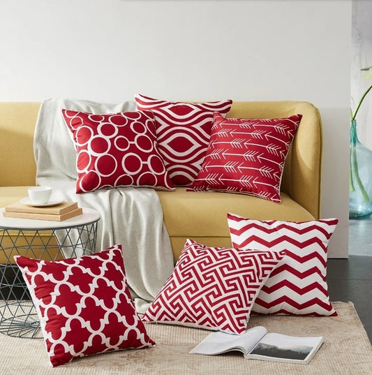 Geometric short plush pillowcase cushion cover - DropOnline.co