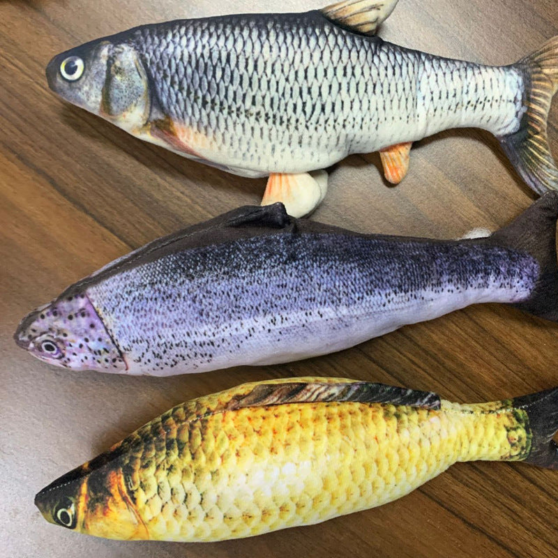 Without Cat Nip Version - Electric Jumping Fish Simulation Electric Fish Toy - DropOnline.co