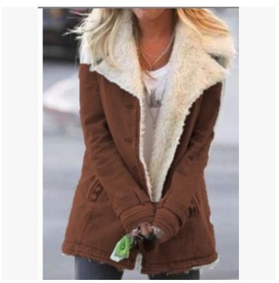Women's Winter Warm Coat - Slim Fit Lapel Single-Breasted Jacket - DropOnline.co