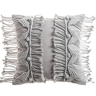 Hand-woven Cotton Thread Cushion Cover - DropOnline.co
