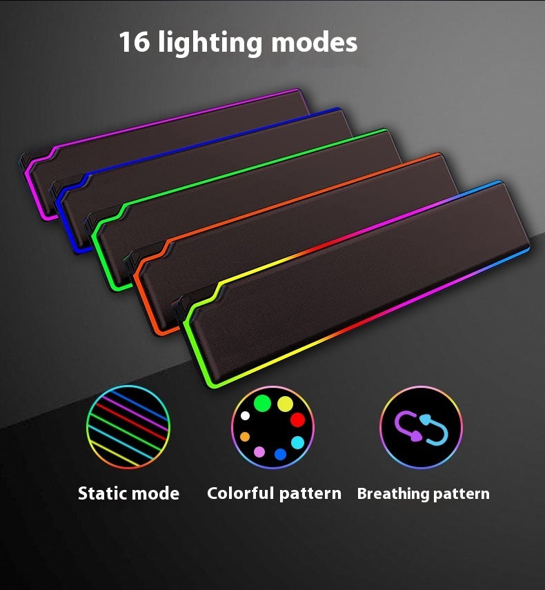 RGB Keyboard Support Wristband High Rebound Luminous Machinery Keyboard Support - DropOnline.co