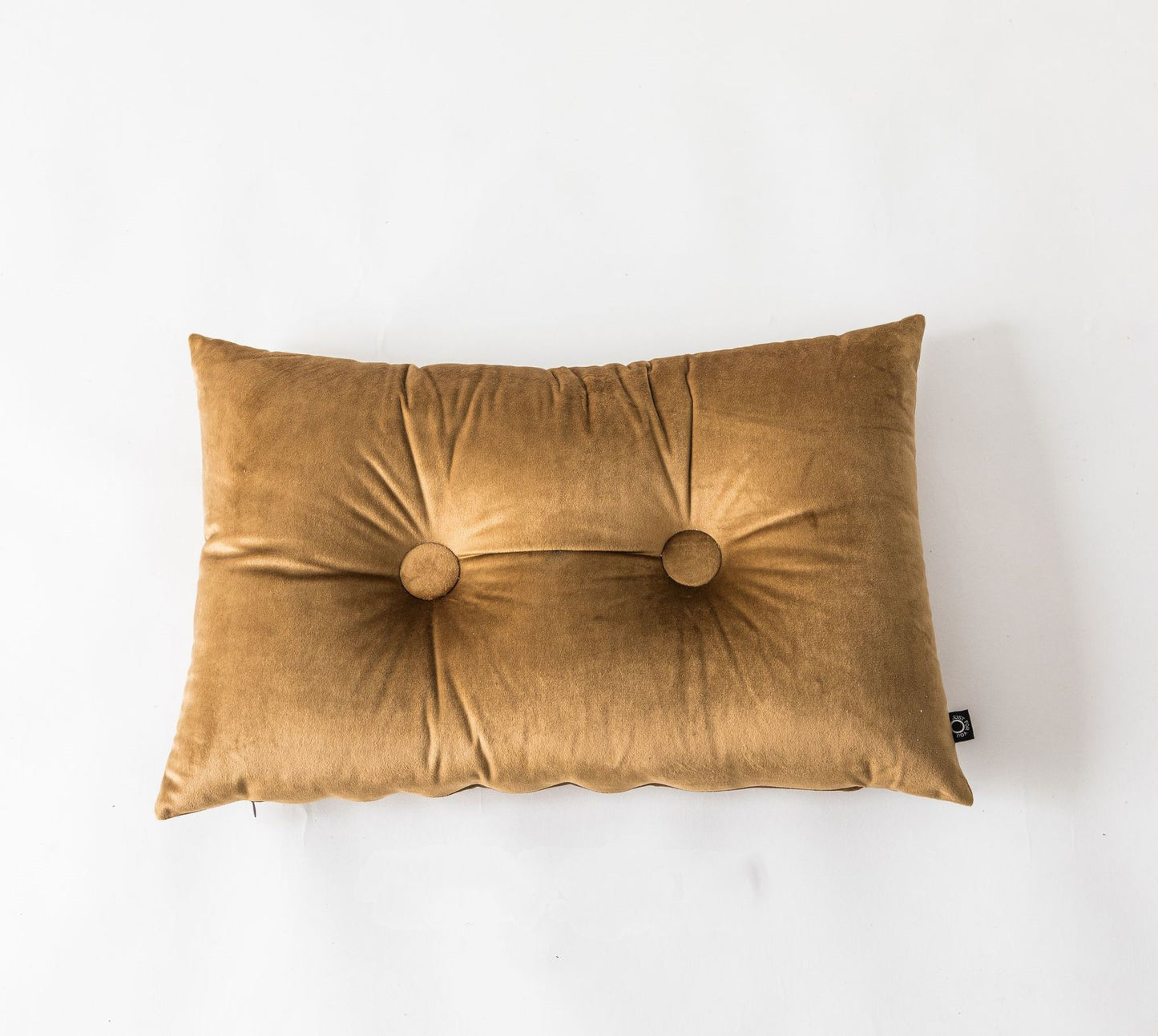 Pure color cotton linen cushion pillow wholesale lumbar pillow - DropOnline.co