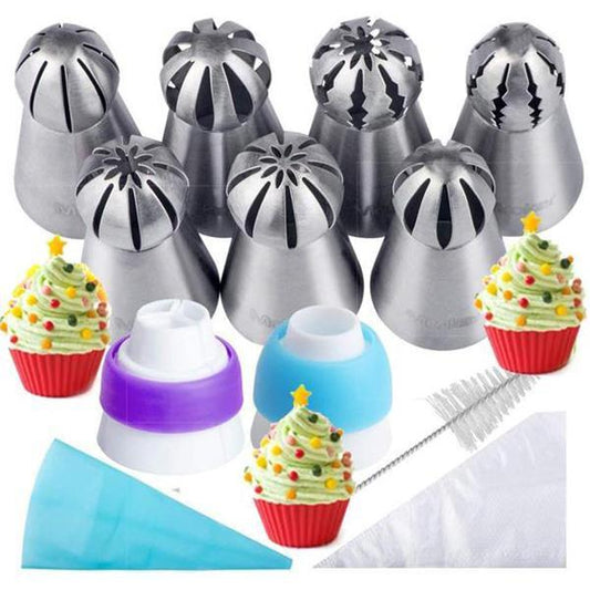 Cake Decor Piping Tips - DropOnline.co