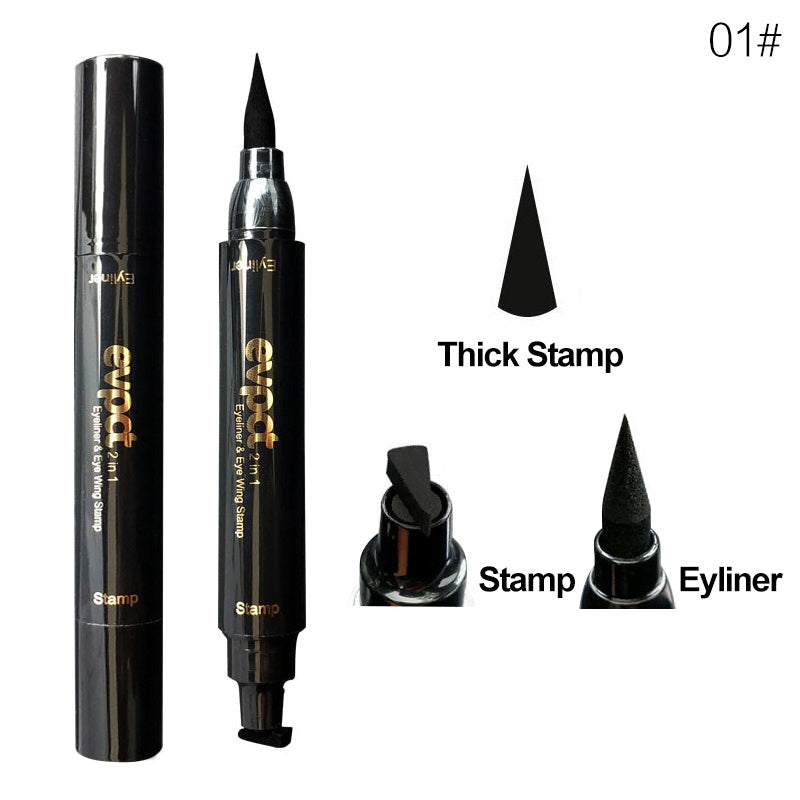 Double-headed wing seal eyeliner - DropOnline.co