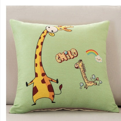 Square back cushion head cushion set square pillow cartoonpillow core pillow car small animal sofa - DropOnline.co