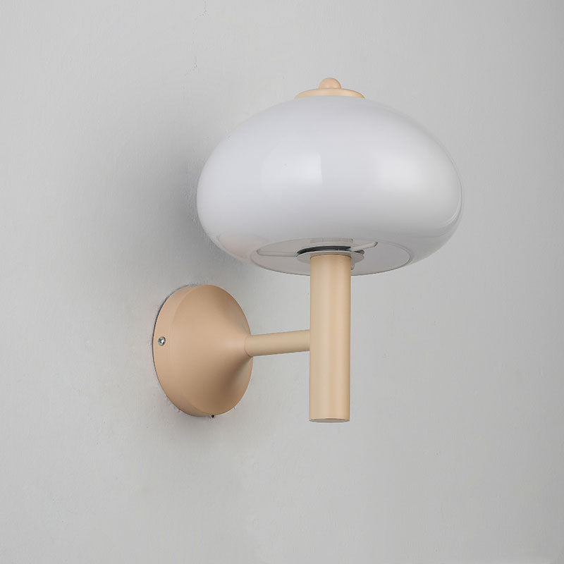 Small Mushroom Wall Lamp Retro Decor Living Room Bedroom Bedside - DropOnline.co