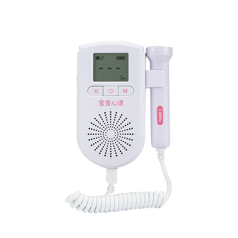Fetal Heart Rate Monitor - Home Pregnancy Baby Heartbeat Detector & Doppler - DropOnline.co
