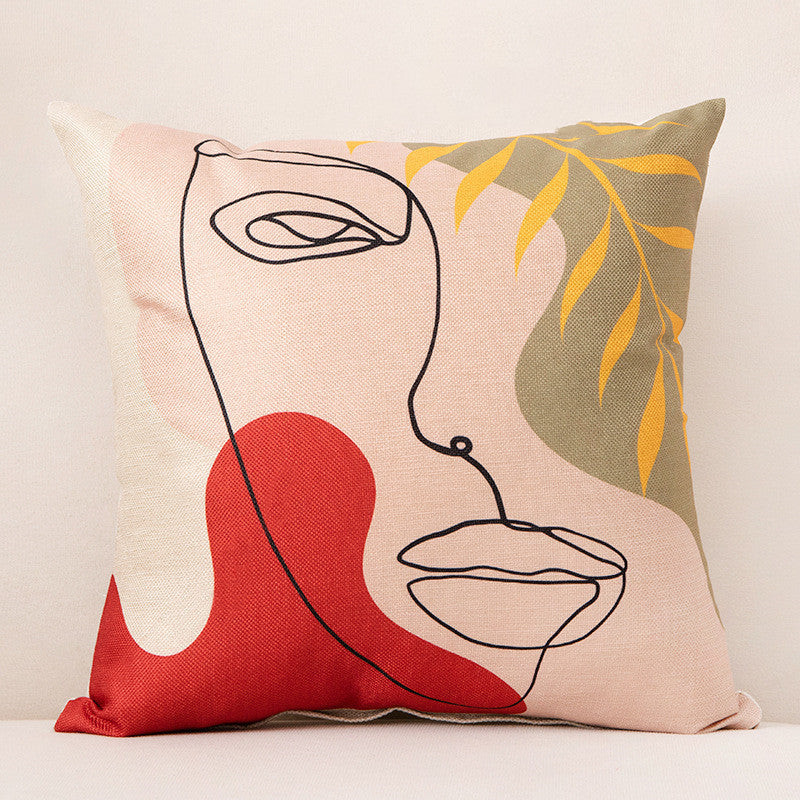 Cushion cover creative stripe decorative surface pillowcase - DropOnline.co