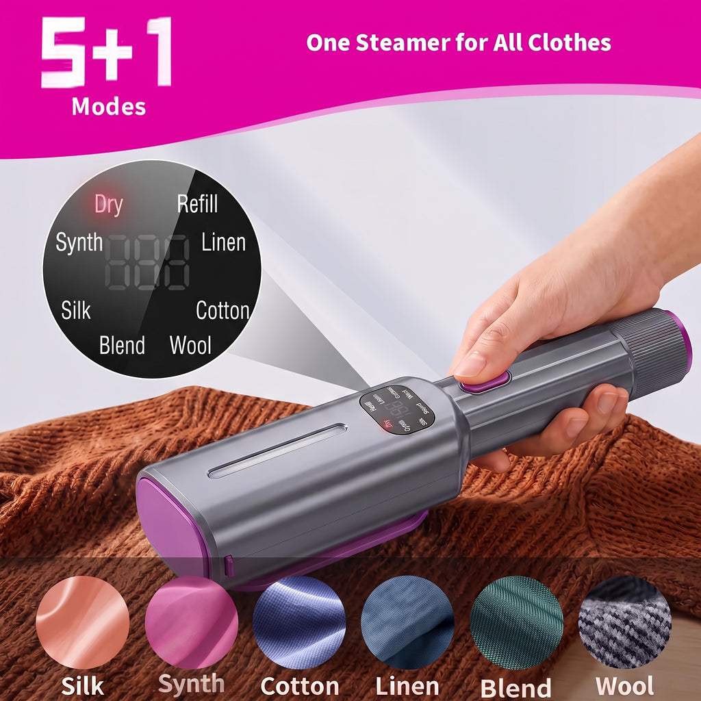 High-power Handheld Hanging Iron Portable Steam Iron with Large Capacity Water Tank Fast Atomization Stainless Steel Panel, Suitable for Home And Travel, Suitable for Wrinkle Removal Of All Clothing Fabrics Durable Structure Efficient Wrinkle Remover
