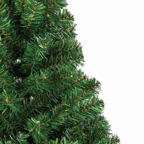 Green 7ft 1100 Branch PVC Christmas Tree - Full Lush Design - DropOnline.co