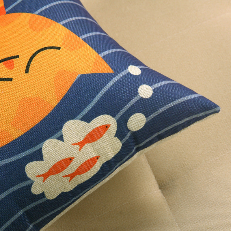 Printed sofa cushion cover - DropOnline.co