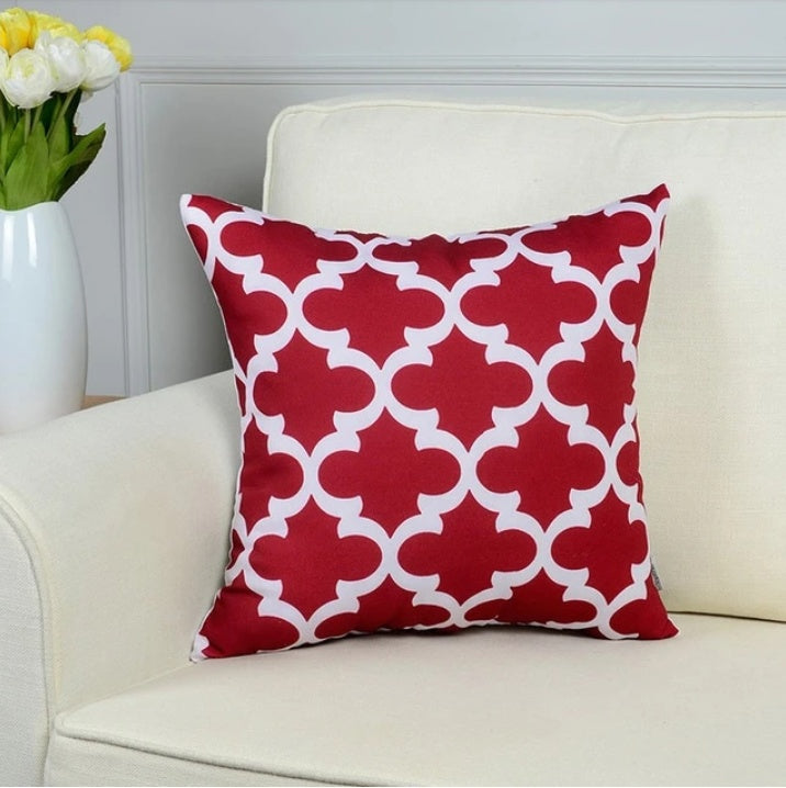 Geometric short plush pillowcase cushion cover - DropOnline.co