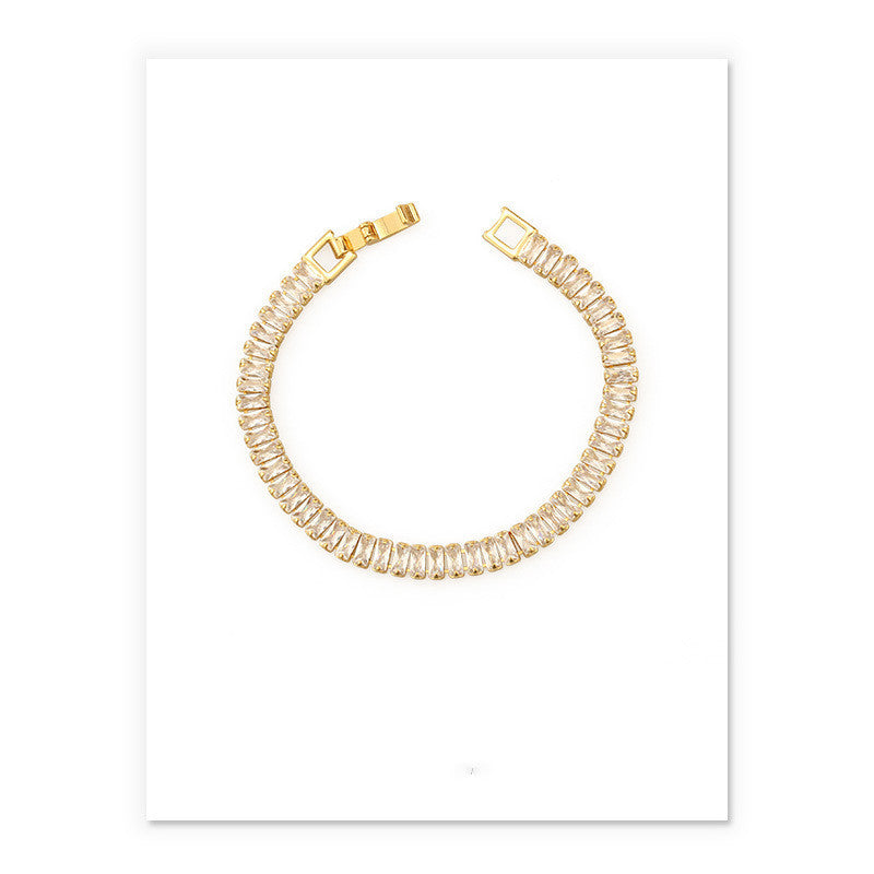 Simple zircon bracelet - DropOnline.co