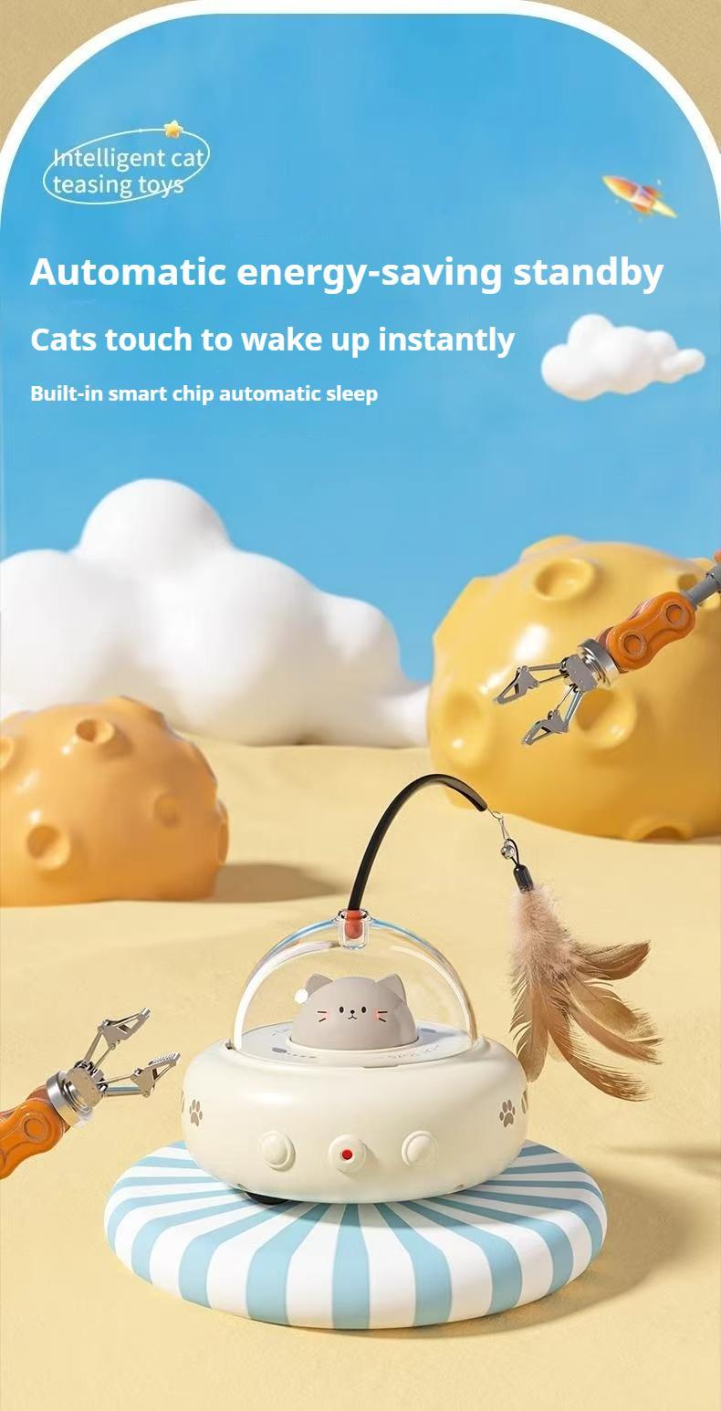 Smart Electric Cat Car With Automatic Laser Pointer - Cat Fun, Energy-Saving Product - DropOnline.co