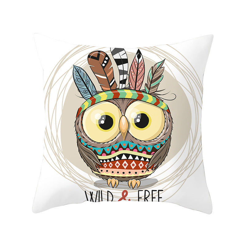Owl animal pillowcase cushion cover - DropOnline.co