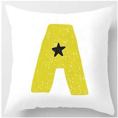 Cute Design Alphabet L Cushion Cover - DropOnline.co
