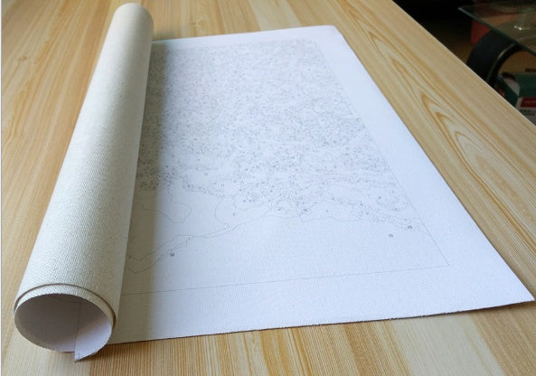 Framed Picture DIY Oil Painting By Numbers Painting & Calligraphy Beautiful Animals Modern Picture Home Decor 40x50cm - DropOnline.co