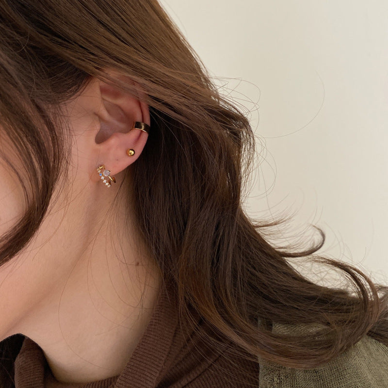 Ladies vintage opal earrings - DropOnline.co