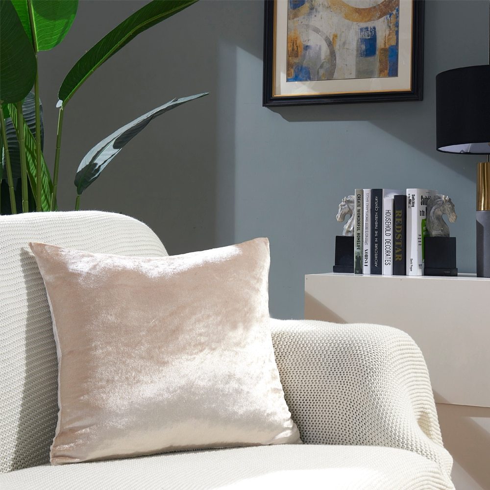 Ice velvet pillow cushion bedroom pillow - DropOnline.co