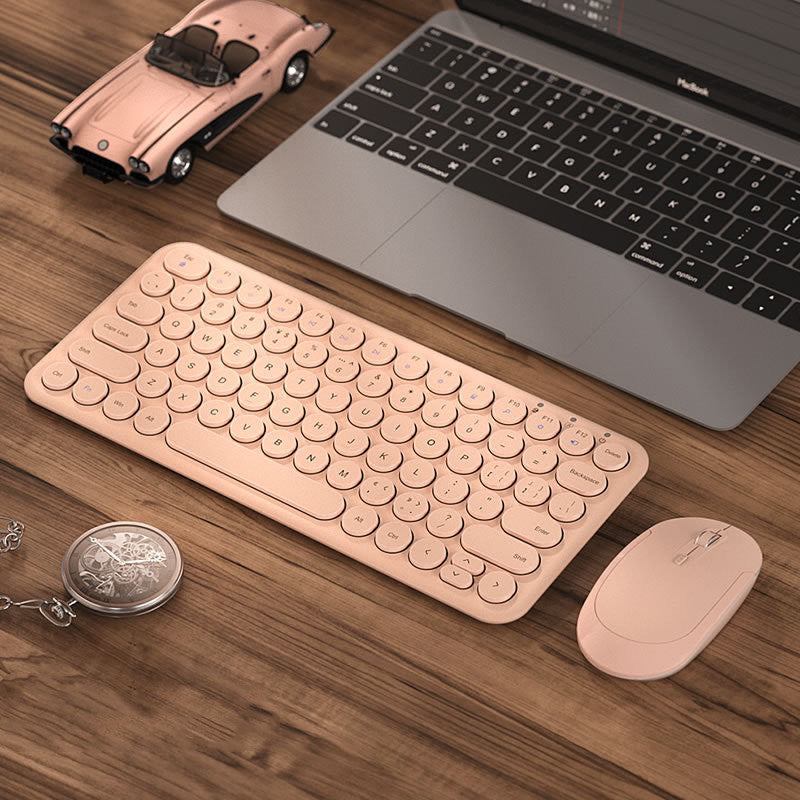 Mute Ultra-Thin Wireless Keyboard And Mouse Set - DropOnline.co