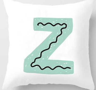 Cute Design Alphabet L Cushion Cover - DropOnline.co
