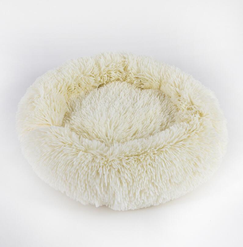 Dog Beds For Small Dogs Round Plush Cat Litter Kennel Pet Nest Mat Puppy Beds - DropOnline.co