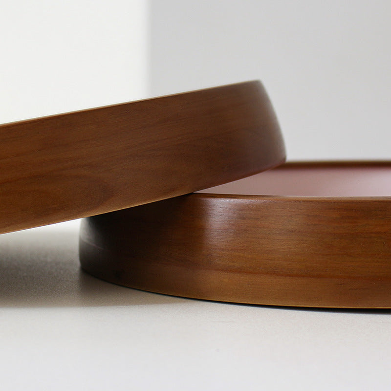 Home Living Room Retro Solid Wood Modern Minimalism Wall Clock Creative - DropOnline.co