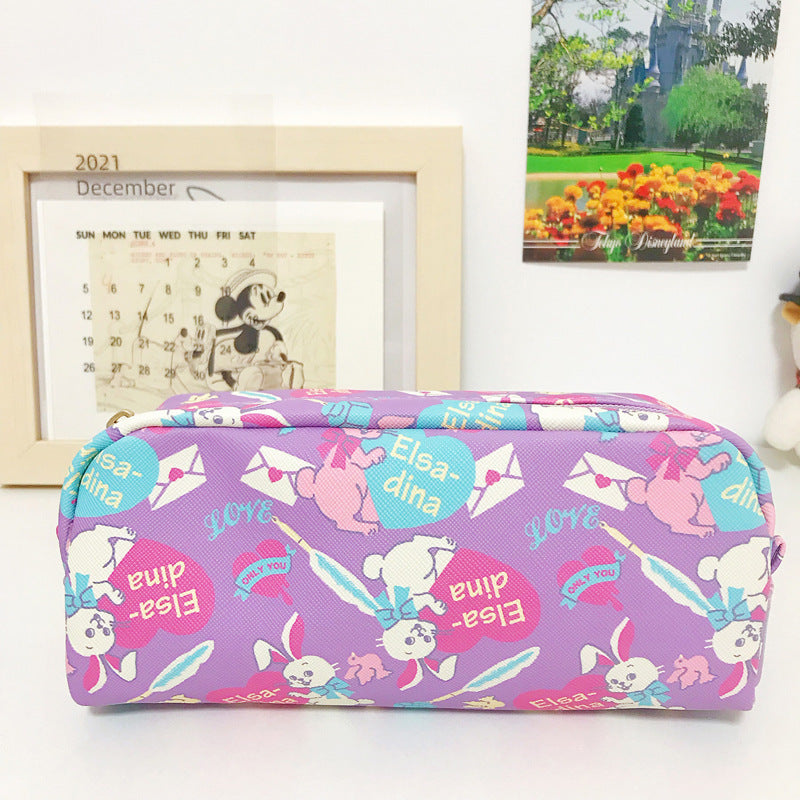 Printed Pencil Case Large Capacity Stationery Box For Elementary, Middle And High School Students - DropOnline.co