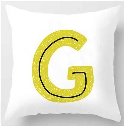Cute Design Alphabet L Cushion Cover - DropOnline.co