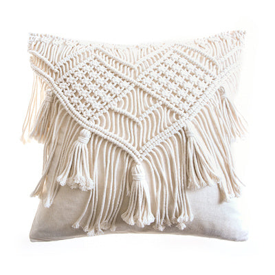 Hand-woven Cotton Thread Cushion Cover - DropOnline.co