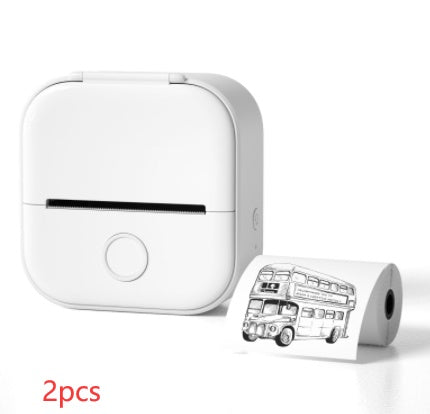 Portable Mini Thermal Label Printer Home Photo Printer Student Wrong Question Printer Bluetooth-compatible Mini Label Printer Price Tag - DropOnline.co