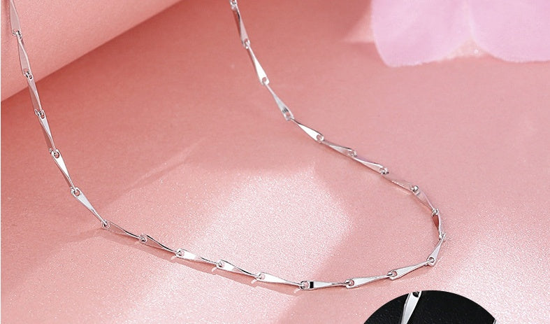 S925 sterling silver necklace - DropOnline.co
