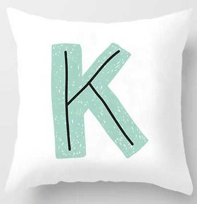 Cute Design Alphabet L Cushion Cover - DropOnline.co