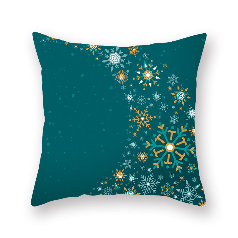 Christmas new peach skin cushion pillowcase - DropOnline.co