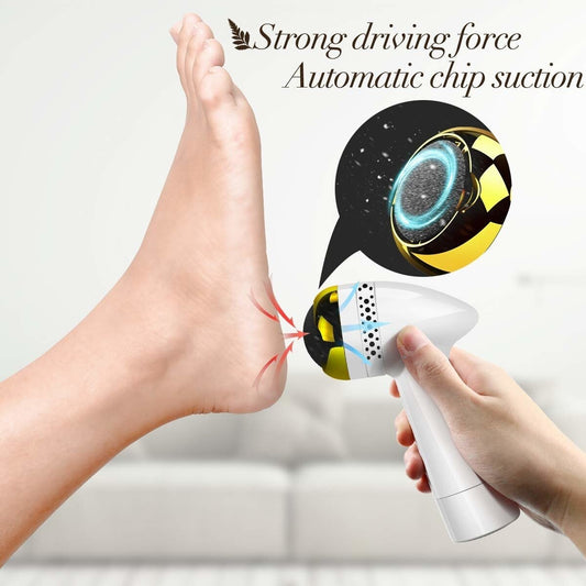 Electric Foot Grinder Vacuum Foot Grinding Machine Exfoliating Dead Skin Callus Remover Foot Care - DropOnline.co
