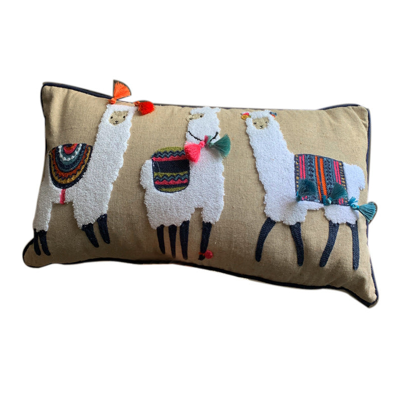 Living Room Sofa Cushion Cotton And Linen Cover - DropOnline.co