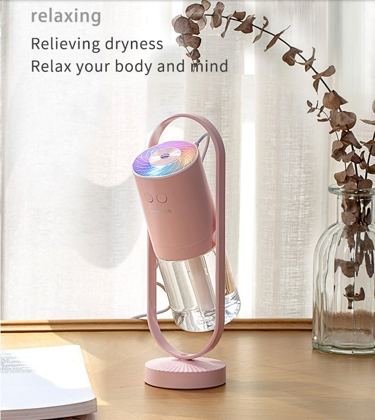 Magic Shadow USB Air Humidifier For Home With Projection Night Lights Ultrasonic Car Mist Maker Mini Office Air Purifier - DropOnline.co