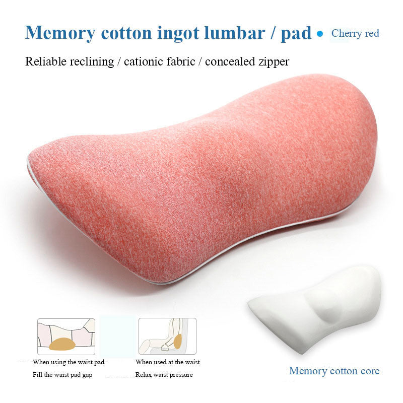 Lumbar Support Pillow For Side Sleepers Pregnancy Relieve Hip Coccyx Sciatica Pain Machine Chair Back Cushion Waist Car Seat - DropOnline.co